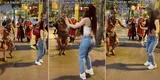 “Venezolana aprendiendo a bailar música de la selva”: joven se roba el show con singulares pasos