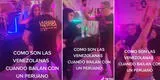 "¿Cómo son las venezolanas cuando bailan con un peruano?": captan singular escena y causa furor en TikTok