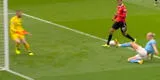 Haaland, animal del gol: puso el 3-0 y ya tiene un doblete en el Manchester City vs. Manchester United