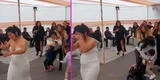 Mujer intenta atrapar el ramo de la novia y sucede lo impensado: “Pudo ser grave” [VIDEO]