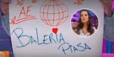 Valeria Piazza es troleada por equipo de América Espectáculos: Pide una cuña y le dan cartel con su nombre mal escrito