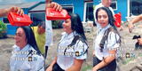 Venezolana es bautizada con aceite de avión y usuarios se sorprendieron en TikTok "¡El cabello no!" [VIDEO]