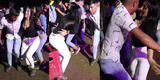 Peruana se roba el show con singulares pasos de baile al ritmo de huayno cajamarquino y es viral [VIDEO]