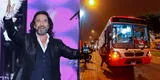 Marco Antonio Solís en Lima: buses del corredor rojo trasladarán a los asistentes tras concierto