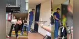 Graban un TikTok, vecina les lanza agua desde el balcón, pero la encaran y todo termina mal: “¡Señora!”
