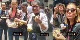 Turistas en Perú se animan a probar causa y ceviche en el Mercado Central y reacción es viral: “A la tía veneno”