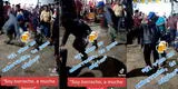 Peruanos ‘pasados de copas’ se enfrentan a singular duelo de baile al ritmo de huayno y es viral [VIDEO]