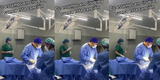 Enfermera en Perú estaba en plena cirugía y hace lo impensado al escuchar canción: “La paciente se va a levantar”
