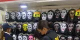 Halloween 2022: incautan 30 mil soles en máscaras de terror sin registro sanitario en Huancayo