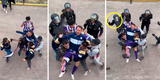 Pablo Lavandeira es cargado en hombros por los hinchas de Alianza Lima, pero policía lanza 'palazo'
