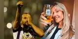 Esposa de Hernán Barcos, Giuli Cunha, celebra con 'chela' la victoria de Alianza Lima [FOTO]