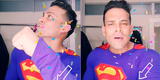 Christian Domínguez se viste de 'Superman' por Halloweeen y es punto de burlas de seguidores [FOTO]