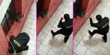 Policía peruano se bate 'duelo' con gatito y tierna escena es viral en TikTok: “Parado y sin polo” [VIDEO]