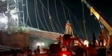 Tragedia en India: Se desploma puente colgante y deja por el momento 60 muertos [VIDEO]