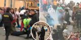 "No puede respirar": se registra enfrentamiento con bombas lacrimógenas frente a niños en desalojo de Ventanilla
