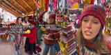 Joven fue a Chinchero y la estafan con un poncho de alpaca que le costó 10 veces más [VIDEO]
