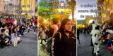 Señor se robó el show en plaza de Arequipa tras disfrazarse de la Vaca Lola por Halloween y es viral en TikTok [VIDEO]