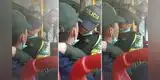 Policías son captados en impensada escena en pleno bus, pero los exponen y usuarios los trolean: "Poli-amor"