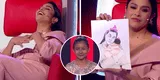 Maricarmen Marín se EMOCIONA porque niña de 'La Voz Kids' la dibujó junto a su bebé: "Voy a llorar"