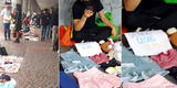 Captan a joven vendiendo ropa de su expareja afuera de la universidad de Moquegua y usuarios en TikTok se vacilan