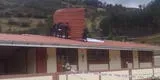 La Libertad: escolares son captados colocando calaminas en techo de su colegio en Pataz