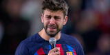 Gerard Piqué rompe en llanto al despedirse del fútbol con el Barcelona: “A veces querer es dejarlo marchar”