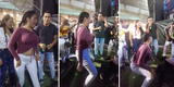 Peruana se anima a bailar cumbia, da ‘cátedra’ con singulares pasos y sorprende: “La cara de los chicos”