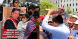 'Toma de Lima': reportero de Panamericana es empujado y jaloneado por manifestantes a favor de Pedro Castillo