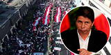 ¿Tomaron Lima? imágenes aéreas muestran cómo se viene desarrollando la marcha a favor de Pedro Castillo
