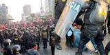 Toma de Lima: registran enfrentamientos entre policías y manifestantes para que no lleguen al Congreso [VIDEO]
