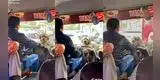 Firulais acompaña a su dueño al transporte público: "También se gana el dinero con el sudor de su frente" [VIDEO]