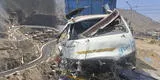“Chofer fue imprudente e iba a excesiva velocidad”: Emape se pronunció sobre volcadura de camión en Pasamayito [VIDEO]