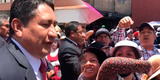 "¡Fuera corrupto, delincuente !", abuchean e insultan a Vladimir Cerrón en Huancayo [VIDEO]