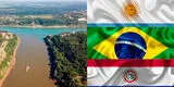 ¿Cuáles son los ríos que forman parte de la TRIPLE FRONTERA en Latinoamérica?