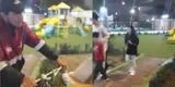 "Malogran las plantas": sereno bota a niños de parque a pesar que existen juegos infantiles en Pueblo Libre