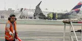 Aeropuerto Jorge Chávez: camión iba en auxilio de un avión con fallas mecánicas que estaba por aterrizar