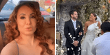 Janet NO LLEGÓ a la ceremonia de boda de Valeria Piazza: "Hubo un accidente en el puente Lurín" [VIDEO]