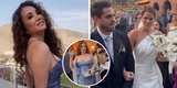 Janet Barboza LO VOLVIÓ A HACER: Llevó su 'palito selfie' a boda de Valeria Piazza