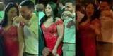 Tula Rodríguez y Mario Irivarren son captados bailando pegaditos en boda de Valeria Piazza [VIDEO]