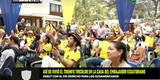 Hinchas ecuatorianos en Perú celebraron triunfo de la “Tri” en su partido inaugural [VIDEO]
