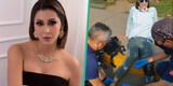 Karla Tarazona sufre accidente mientras se encontraba en tarde familiar junto a su hijo y termina en muletas [VIDEO]