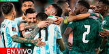 Argentina vs. Arabia Saudita EN VIVO: horario y canales para ver el Mundial Qatar 2022 ONLINE GRATIS