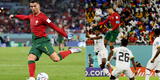 ¿Con cariño para Manchester? Cristiano Ronaldo anota GOLAZO ante Ghana y emociona a todos en el estadio 974