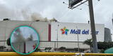 Mall del Sur: Bomberos controlan incendio en las instalaciones del centro comercial ubicado en SJM [FOTOS]