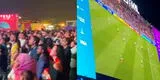 Fanáticos ven el partido entre Argentina vs. México en el Fan Park de Qatar [VIDEO]