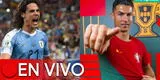[VÍA LATINA] PORTUGAL 1-0 URUGUAY EN VIVO: con GOL de Cristiano Ronaldo los lusos rompen el marcador