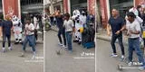 Apoya a peruano que se gana la vida bailando y saca los pasos prohibidos en plena calle: “Esa es la actitud”