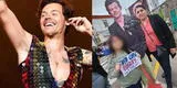 Harry Styles en Lima: niña llevó poster del cantante en tamaño real y cobró 1 sol por cada foto en el Estadio Nacional [VIDEO]