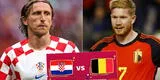 Croacia vs. Bélgica EN VIVO: horario y canales para ver el Mundial Qatar 2022 ONLINE GRATIS