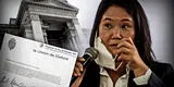 Keiko Fujimori: PJ le autoriza viaje para evento en Europa, pero invitación se la habían cancelado antes